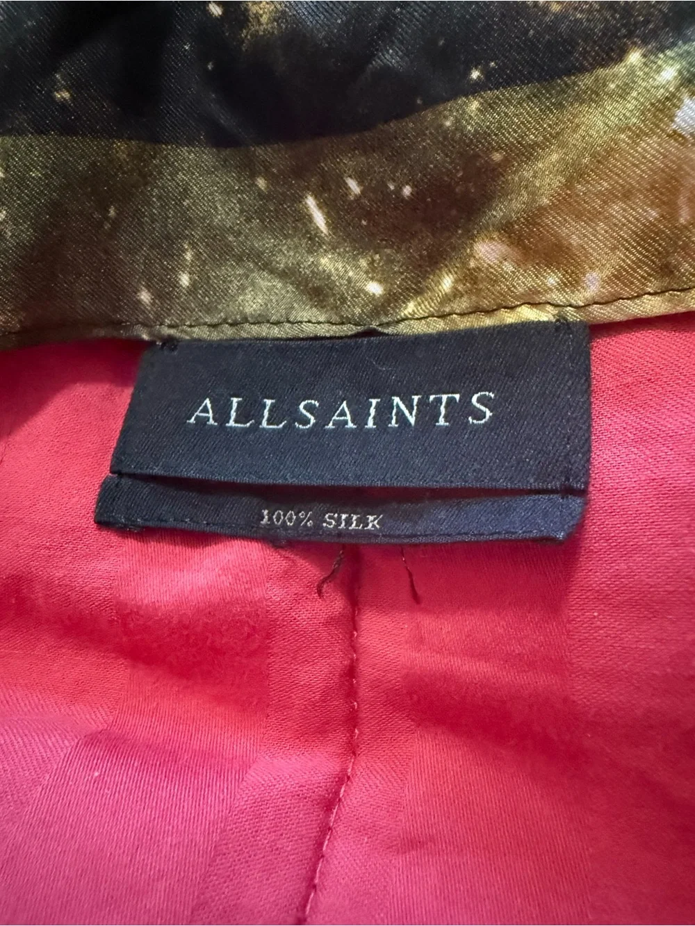 All Saints silk scarf